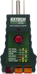 Extech - Receptacle Tester with GFCI - Best Tool & Supply