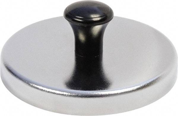 Mag-Mate - 3-3/16" Diam Magnetic Print Holder - Round, 1-3/16" High, 47.5 Lb Average Magnetic Pull - Best Tool & Supply