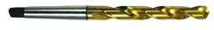 26.5mm Dia. - HSS 3MT GP Taper Shank Drill-118Â° Point-TiN - Best Tool & Supply