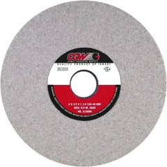 Camel Grinding Wheels - 7" Diam x 1-1/4" Hole x 1" Thick, H Hardness, 46 Grit Surface Grinding Wheel - Aluminum Oxide, Type 5, Medium Grade, Vitrified Bond, One-Side Recess - Best Tool & Supply