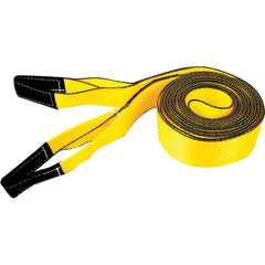 Erickson Manufacturing - Tow Rope, Cable & Chain; Type: Tow Strap ; End Type: Loop ; Material: Polyester ; Length (Feet): 30 ; Capacity (Lb.): 15000.00 ; Width (Inch): 3 - Exact Industrial Supply