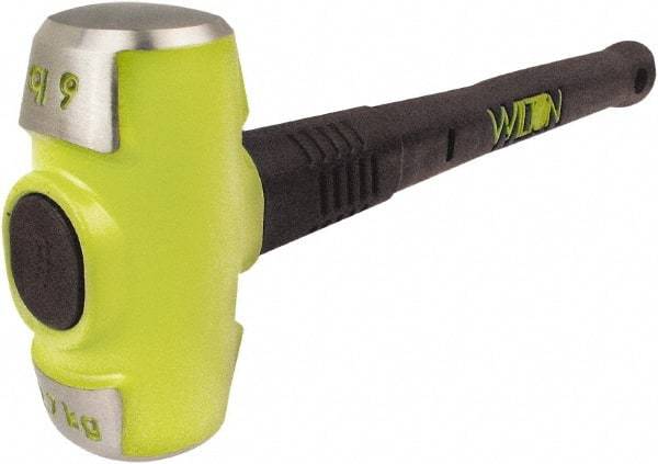 Wilton - 6 Lb Head, 16" Long Sledge Hammer - Steel Head, Steel Handle with Grip - Best Tool & Supply