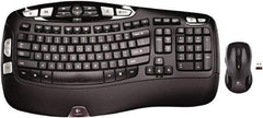 Logitech - Black Keyboard/Mouse - Use with Windows XP, Vista, 7, 8 - Best Tool & Supply