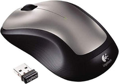 Logitech - Silver Mouse - Use with Windows XP, Vista, 7, 8 - Best Tool & Supply