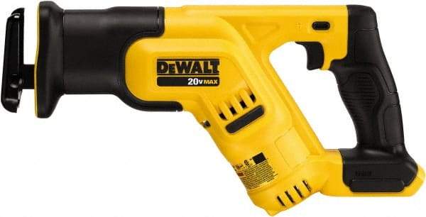 DeWALT - 20V, 0 to 2,900 SPM, Cordless Reciprocating Saw - 1-1/8" Stroke Length, 14" Saw Length, Lithium-Ion Batteries Not Included - Best Tool & Supply