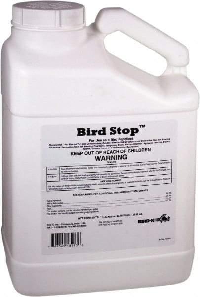 Bird-X - 1 Gal Liquid Bird Repellent - Targets Geese, Pigeons, Sparrows, Starlings, Gulls, Ducks - Best Tool & Supply