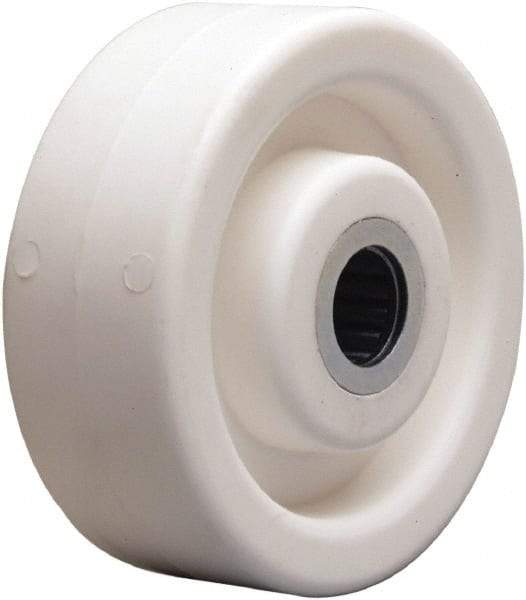 Hamilton - 4 Inch Diameter x 1-1/2 Inch Wide, Polyolefin Caster Wheel - 400 Lb. Capacity, 1-5/8 Inch Hub Length, 5/8 Inch Axle Diameter, Plain Bore Bearing - Best Tool & Supply