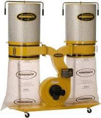 Jet - 115/230 Volt Dust Collector - 236 CFM Air Flow, 10-1/2" Static Pressure Water Level - Best Tool & Supply