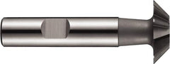 DORMER - 16mm Diam x 4mm Width of Cut, 45° Included Angle, Cobalt Dovetail Cutter - Weldon Flat, Uncoated - Best Tool & Supply