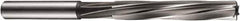 DORMER - 2mm High Speed Steel 4 Flute Chucking Reamer - Spiral Flute, 1.98mm Straight Shank, 25mm Flute Length, 50mm OAL - Best Tool & Supply