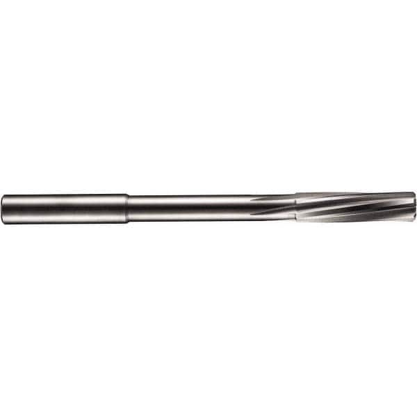 Chucking Reamer: 0.472″ Dia, 5.9494″ OAL, 1.7336″ Flute Length, Straight Shank, Solid Carbide 6 Flute, RH