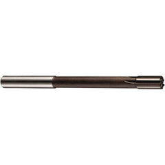 Chucking Reamer: 0.5122″ Dia, 5.9494″ OAL, 0.7486″ Flute Length, Straight Shank, Solid Carbide 6 Flute, RH