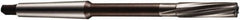 DORMER - 9mm Solid Carbide 6 Flute Chucking Reamer - Spiral Flute, 1MT Morse Taper Shank, 36mm Flute Length, 162mm OAL - Best Tool & Supply