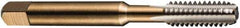 DORMER - #12-28 UNF, 4 Flute, Bottoming, Plug & Taper, Bright Finish, High Speed Steel Tap Set - Right Hand Cut, 2-3/8" OAL, 0.81" Thread Length, 2B; 3B Class of Fit, Series E071 - Best Tool & Supply