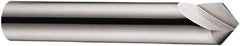 DORMER - 25mm Head Diam, 12mm Shank Diam, 1 Flute 90° High Speed Steel Countersink - Bright Finish, 75mm OAL, Single End, Straight Shank, Right Hand Cut - Best Tool & Supply