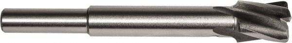 Union Butterfield - 1/4" Diam, 1/4" Shank, Diam, 4 Flutes, Straight Shank, Interchangeable Pilot Counterbore - 2-3/8" OAL, 1/2" Flute Length, Bright Finish, High Speed Steel, Aircraft Style - Best Tool & Supply