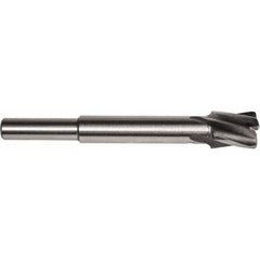 Union Butterfield - 3/4" Diam, 1/4" Shank, Diam, 4 Flutes, Straight Shank, Interchangeable Pilot Counterbore - Best Tool & Supply