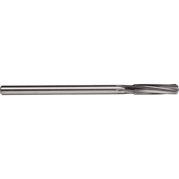 Chucking Reamer: 5/16″ Dia, 6″ OAL, 1-1/2″ Flute Length, Straight Shank, High Speed Steel 6 Flute, RH