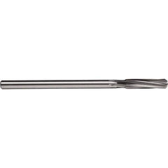 Chucking Reamer: 5/16″ Dia, 6″ OAL, 1-1/2″ Flute Length, Straight Shank, High Speed Steel 6 Flute, RH