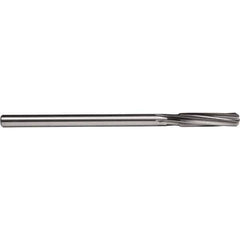 Union Butterfield - 5/32" Diam 6-Flute Straight Shank Spiral Flute High Speed Steel Chucking Reamer - Exact Industrial Supply