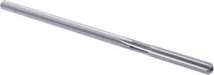 Union Butterfield - 1/4" High Speed Steel 6 Flute Chucking Reamer - Straight Flute, 0.24" Straight Shank, 1-1/2" Flute Length, 6" OAL - Best Tool & Supply