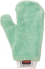 Rubbermaid - 11.9" Long Microfiber Cleaning & Dusting Mitt - Green, for Dusting - Best Tool & Supply