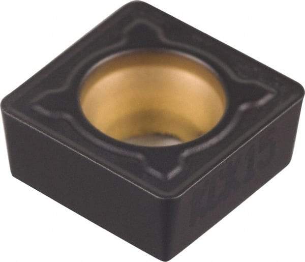 Kennametal - SCMT432 MF Grade KCK15 Carbide Turning Insert - TiCN/Al2O3 Finish, 90° Square, 1/2" Inscr Circle, 3/16" Thick, 1/32" Corner Radius - Best Tool & Supply