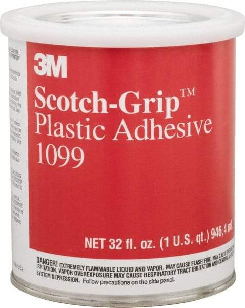 3M - 32 Fluid Ounce Container, Tan, Can Synthetic Rubber Construction Adhesive - Series 1099 - Best Tool & Supply