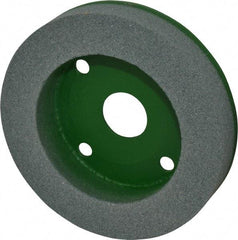 Camel Grinding Wheels - 6" Diam, 1-1/4" Hole Size, 1" Overall Thickness, 80 Grit, Type 50 Tool & Cutter Grinding Wheel - Medium Grade, Silicon Carbide, I Hardness, Vitrified Bond, 3,450 RPM - Best Tool & Supply