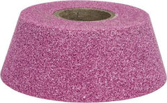 Grier Abrasives - 4" Diam, 1-1/4" Hole Size, 2-3/16" Overall Thickness, 60 Grit, Type 11 Tool & Cutter Grinding Wheel - Medium Grade, Aluminum Oxide, K Hardness, Vitrified Bond, 6,207 RPM - Best Tool & Supply