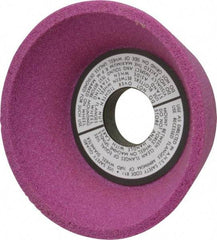 Grier Abrasives - 5" Diam, 1-1/4" Hole Size, 2-3/16" Overall Thickness, 60 Grit, Type 11 Tool & Cutter Grinding Wheel - Medium Grade, Aluminum Oxide, J Hardness, Vitrified Bond, 4,966 RPM - Best Tool & Supply