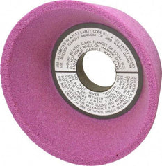 Grier Abrasives - 5" Diam, 1-1/4" Hole Size, 2-3/16" Overall Thickness, 60 Grit, Type 11 Tool & Cutter Grinding Wheel - Medium Grade, Aluminum Oxide, K Hardness, Vitrified Bond, 4,966 RPM - Best Tool & Supply