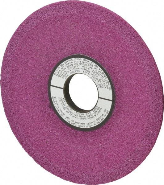 Grier Abrasives - 6" Diam, 1-1/4" Hole Size, 1/2" Overall Thickness, 46 Grit, Type 12 Tool & Cutter Grinding Wheel - Coarse Grade, Aluminum Oxide, J Hardness, Vitrified Bond, 4,138 RPM - Best Tool & Supply