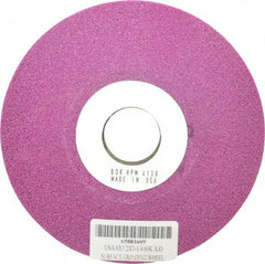 Grier Abrasives - 6" Diam, 1-1/4" Hole Size, 1/2" Overall Thickness, 60 Grit, Type 12 Tool & Cutter Grinding Wheel - Medium Grade, Aluminum Oxide, K Hardness, Vitrified Bond, 4,138 RPM - Best Tool & Supply