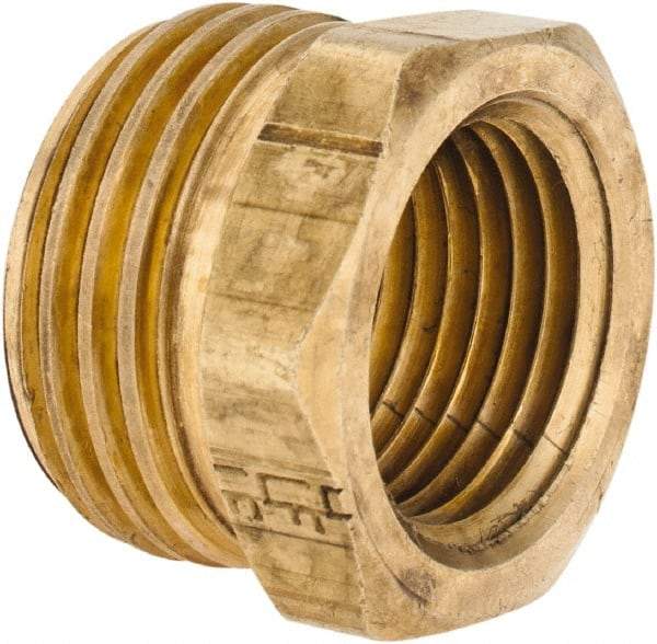 ANDERSON METALS - 3/4 MGHT & 1/2 FPT Garden Hose Male x FIP - Lead Free Brass, Male Hose to Female Pipe Connector - Best Tool & Supply