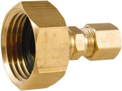 ANDERSON METALS - 3/4 FGHT & 1/4 Garden Hose Female x Comp - Lead Free Brass, Female Hose to Comp OD Connector - Best Tool & Supply