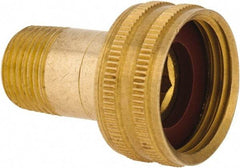 ANDERSON METALS - 3/4 FGHT & 3/8 MPT Garden Hose Female x MIP Swivel - Lead Free Brass, Female Hose to Male Pipe Swivel Connector - Best Tool & Supply