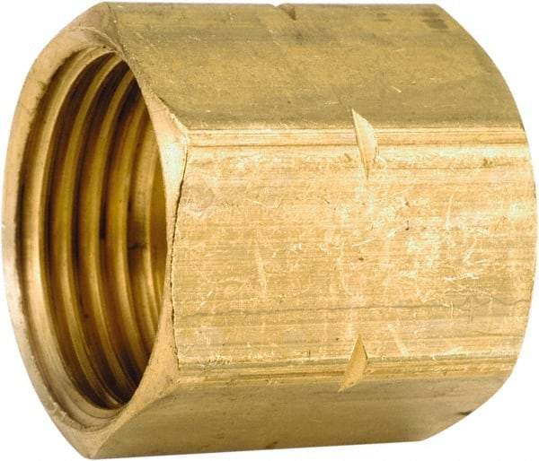 ANDERSON METALS - 3/4 GHT Garden Hose Female Union - Lead Free Brass, Female Hose to Female Hose Connector - Best Tool & Supply