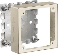 Hubbell Wiring Device-Kellems - 4.64 Inch Long x 1.38 Inch Wide x 4.54 Inch High, Rectangular Raceway Box - Ivory, For Use with HBL500 Series Raceways and HBL750 Series Raceways - Best Tool & Supply