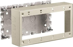 Hubbell Wiring Device-Kellems - 8.26 Inch Long x 1-3/4 Inch Wide x 4.54 Inch High, Rectangular Raceway Box - Ivory, For Use with HBL500 Series Raceways and HBL750 Series Raceways - Best Tool & Supply