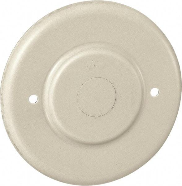 Hubbell Wiring Device-Kellems - 4.19 Inch Wide x 0.38 Inch High, Round Raceway Cover - Ivory, For Use with HBL500 Series Raceways and HBL750 Series Raceways - Best Tool & Supply