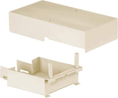 Hubbell Wiring Device-Kellems - 11.31 Inch Long x 4.88 Inch Wide x 3.14 Inch High, Rectangular Raceway Connector Coupling - Ivory, For Use with HBL4750 Series Raceways - Best Tool & Supply