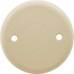 Hubbell Wiring Device-Kellems - 2.4 Inch Wide x 0.24 Inch High, Round Raceway Cover - Ivory, For Use with HBL500 Series Raceways and HBL750 Series Raceways - Best Tool & Supply