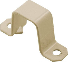 Hubbell Wiring Device-Kellems - 1/2 Inch Wide x 0.9 Inch High, Raceway Strap - Ivory, For Use with HBL500 Series Raceways and HBL750 Series Raceways - Best Tool & Supply