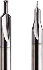 Seco - M1.4x0.30 Metric Coarse, 0.0382" Cutting Diam, 2 Flute, Solid Carbide Helical Flute Thread Mill - Internal Thread, 2.63mm LOC, 40mm OAL, 3mm Shank Diam - Best Tool & Supply