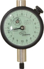 Mahr - 0.05" Range, 0-10-0 Dial Reading, 0.0005" Graduation Dial Drop Indicator - 1-3/4" Dial, 0.02" Range per Revolution, 0.0005" Accuracy, Revolution Counter - Best Tool & Supply