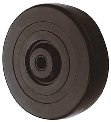 Albion - 3 Inch Diameter x 1-1/4 Inch Wide, Hard Rubber Caster Wheel - 210 Lb. Capacity, 1-19/32 Inch Hub Length, 5/16 Inch Axle Diameter, Self-Lube Bearing - Best Tool & Supply