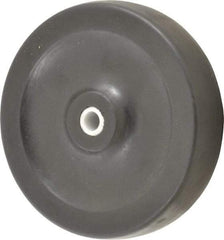 Albion - 4 Inch Diameter x 15/16 Inch Wide, Hard Rubber Caster Wheel - 135 Lb. Capacity, 1-5/32 Inch Hub Length, 5/16 Inch Axle Diameter, Self-Lube Bearing - Best Tool & Supply