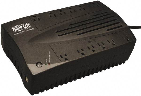 Tripp-Lite - 15 Amp, 750 VA, Tower Mount Line Interactive Backup Uninterruptible Power Supply - Backup 2 min with Full Load & 8.6 min with Half Load, 120 VAC Input & Output, 450 Watt Output, 1 Phases, 8 Outlets - Best Tool & Supply