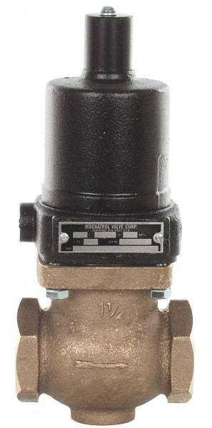 Magnatrol Valve - 1-1/2" Port, 2 Way, Solenoid Valve - Normally Open - Best Tool & Supply